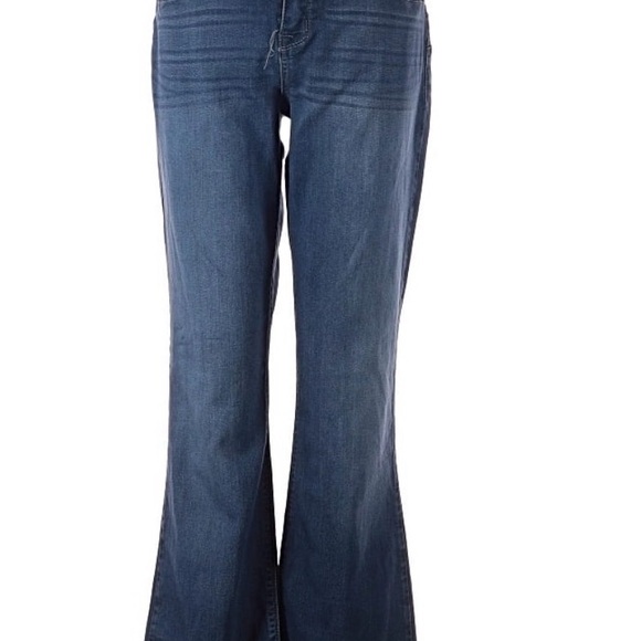 Laurie Felt Denim - Laurie Felt Classic Blue Wide Leg Jeans